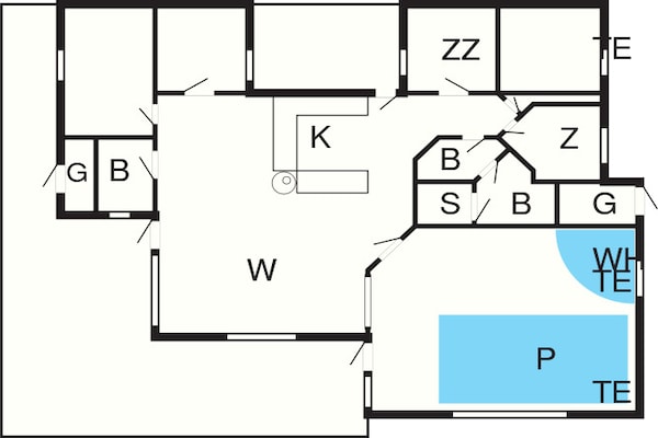 Foto van Luxe retraite in Lonstrup -- By Traum Ferienwohnungen - FloorPlan