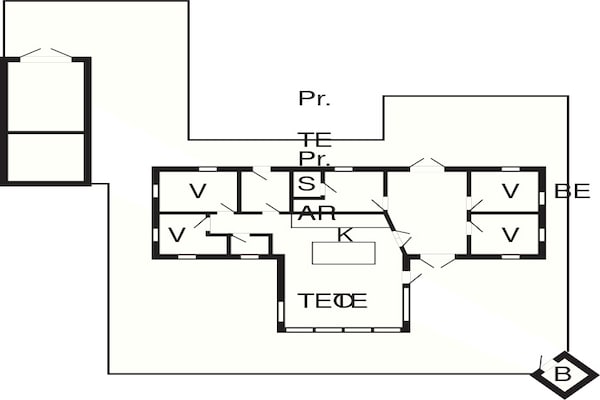 Foto van Modern huis met spa -- By Traum Ferienwohnungen - Vakantiehuis in Vinderup - FloorPlan