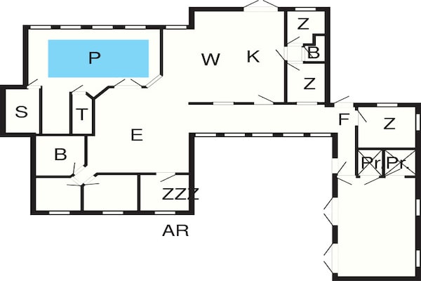 Foto van Luxe strandtoevlucht -- By Traum Ferienwohnungen - Vakantiehuis in Humble - FloorPlan