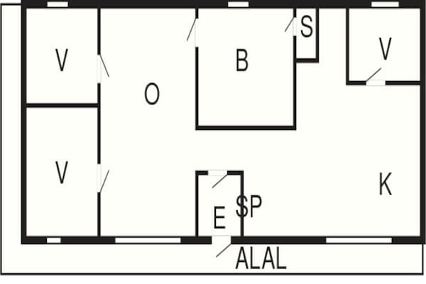 Foto van 6 persoons vakantie huis in PRÄSSEBO-By Traum - Vakantiehuis in PRÄSSEBO - FloorPlan