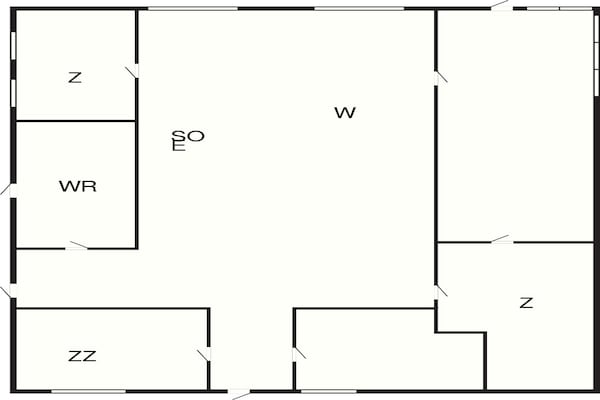 Foto van 6 persoons vakantie huis in Væggerløse-By Traum - Vakantiehuis in Væggerløse - FloorPlan