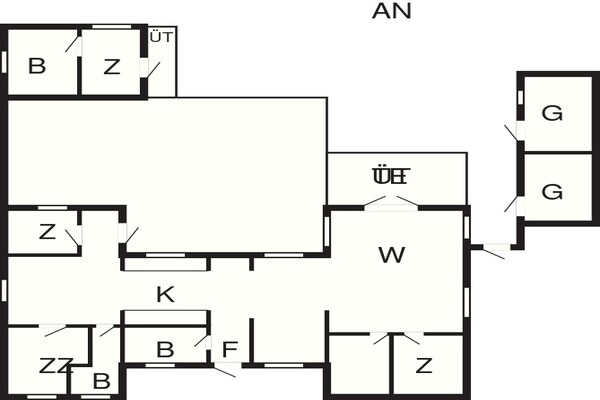 Foto van 6 persoons vakantie huis in Græsted-By Traum - Vakantiehuis in Græsted - FloorPlan