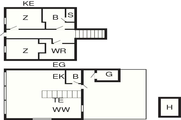 Foto van 6 persoons vakantie huis in Aabenraa-By Traum - Vakantiehuis in Aabenraa - FloorPlan