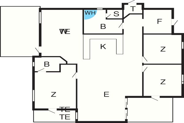 Foto van 6 persoons vakantie huis in Vemb-By Traum - Vakantiehuis in Vemb - FloorPlan