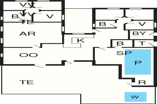Foto van Luxe retraite in Romo -- By Traum Ferienwohnungen - Vakantiehuis in Rømø - FloorPlan
