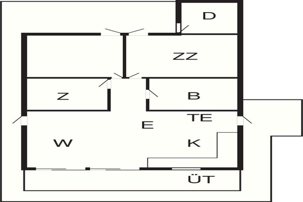 Foto van 6 persoons vakantie huis in Ringkøbing - Vakantiehuis in Ringkøbing - FloorPlan