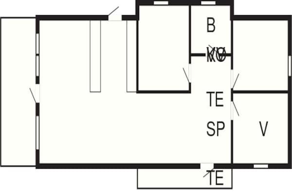 Foto van 6 persoons vakantie huis in Jægerspris-By Traum - Vakantiehuis in Jægerspris - FloorPlan