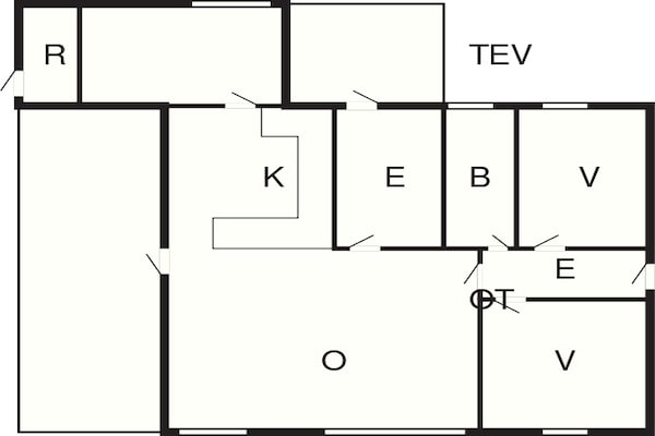 Foto van 6 persoons vakantie huis in Ans By-By Traum - Vakantiehuis in Ans By - FloorPlan