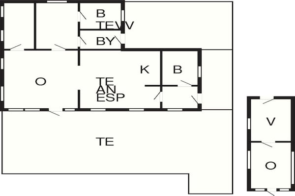 Foto van 6 persoons vakantie huis in Slagelse - Vakantiehuis in Slagelse - FloorPlan