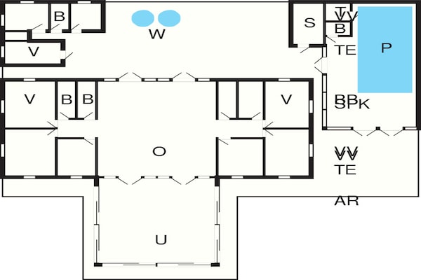 Foto van 24 persoons vakantie huis in Læsø-By Traum - Vakantiehuis in Læsø - FloorPlan