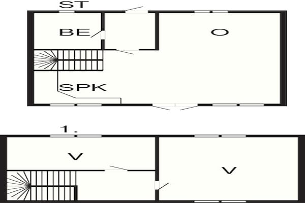 Foto van Appartement met maritieme sfeer - Vakantiehuis in Ebeltoft - FloorPlan