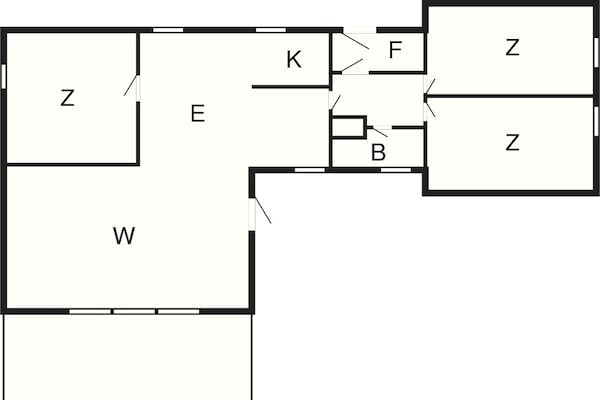 Foto van 6 persoons vakantie huis in Vesløs-By Traum - Vakantiehuis in Vesløs - FloorPlan