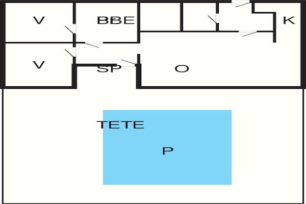 Foto van 6 persoons vakantie huis in Hemmet-By Traum - Vakantiehuis in Hemmet - FloorPlan