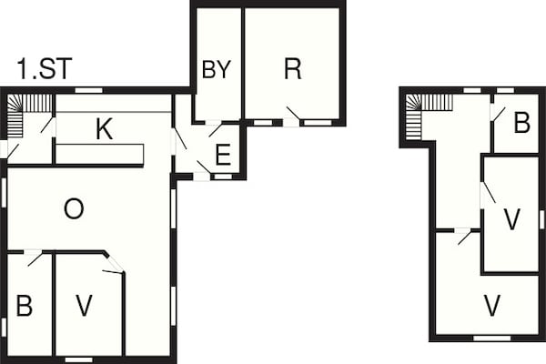 Foto van 6 persoons vakantie huis in Hadsund-By Traum - Vakantiehuis in Hadsund - FloorPlan