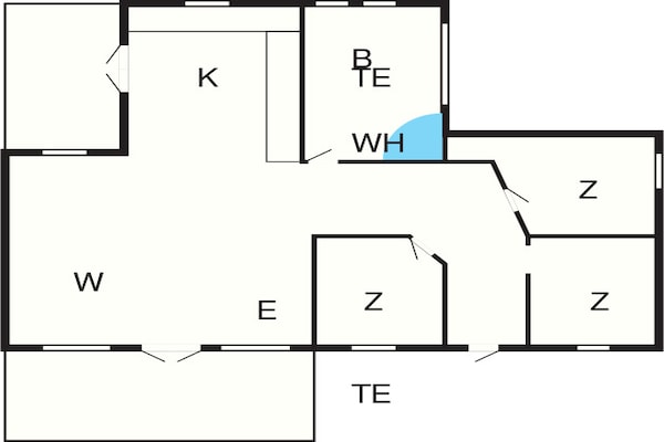 Foto van 6 persoons vakantie huis in Dronningmølle-By Traum - FloorPlan
