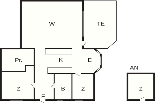 Foto van 6 persoons vakantie huis in SVANESUND-By Traum - Vakantiehuis in SVANESUND - FloorPlan