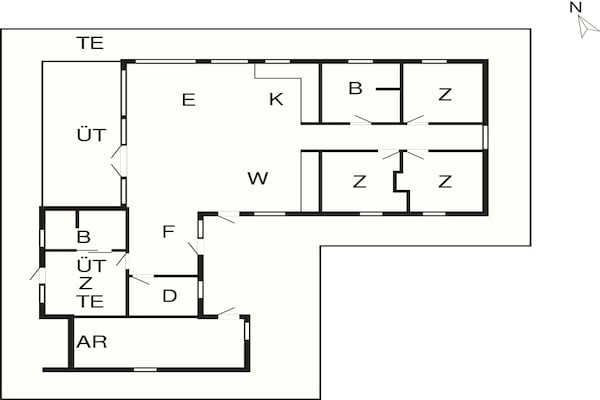 Foto van 12 persoons vakantie huis in Lemvig-By Traum - Vakantiehuis in Lemvig - FloorPlan