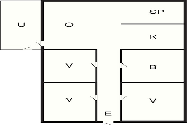 Foto van 6 persoons vakantie huis in Thisted-By Traum - Vakantiehuis in Thisted - FloorPlan