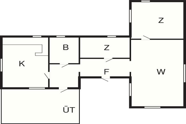 Foto van Licht huis in Rattvik, 6 gasten - Vakantiehuis in RÄTTVIK - FloorPlan