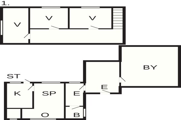 Foto van 6-persoonshuis in Ærøskøbing-By - Vakantiehuis in Ærøskøbing - FloorPlan