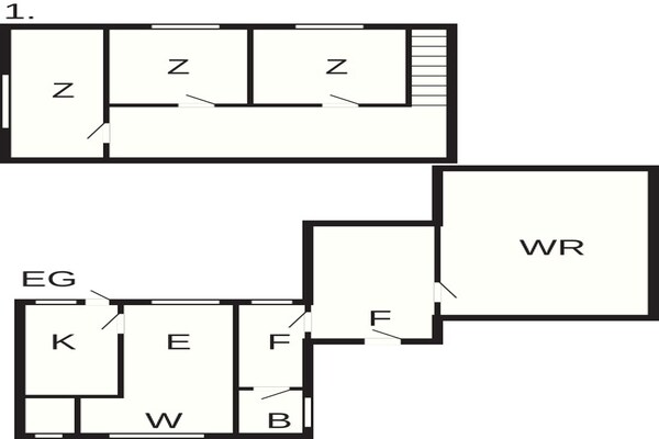 Foto van 6-persoonshuis in Ærøskøbing-By - Vakantiehuis in Ærøskøbing - FloorPlan