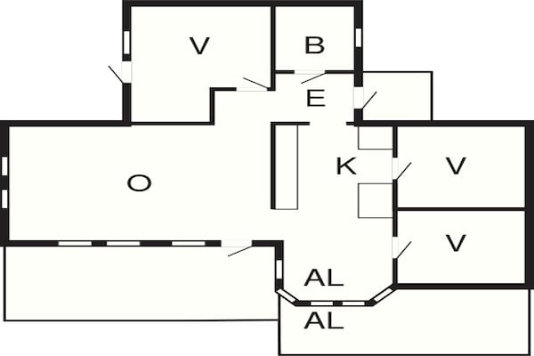 Foto van 6 persoons vakantie huis in YNGSJÖ-By Traum - Vakantiehuis in YNGSJÖ - FloorPlan