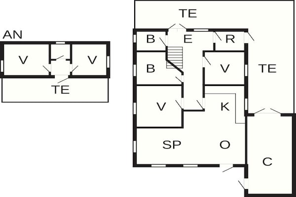 Foto van 10 persoons vakantie huis in Marstal-By Traum - Vakantiehuis in Marstal - FloorPlan