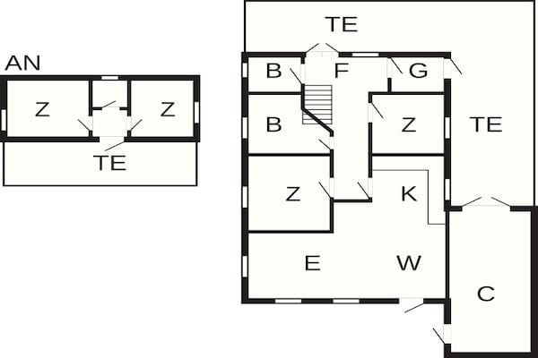 Foto van 10 persoons vakantie huis in Marstal-By Traum - Vakantiehuis in Marstal - FloorPlan