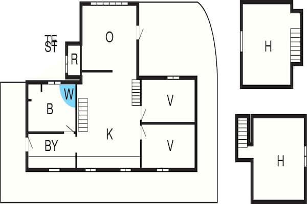 Foto van Gezellig vakantiehuis nabij Limfjorden - Vakantiehuis in Nykøbing M - FloorPlan