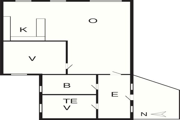 Foto van 6 persoons vakantie huis in Hvide Sande-By Traum - Vakantiehuis in Hvide Sande - FloorPlan