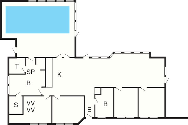 Foto van 12 persoons vakantie huis in Pandrup-By Traum - Vakantiehuis in Pandrup - FloorPlan