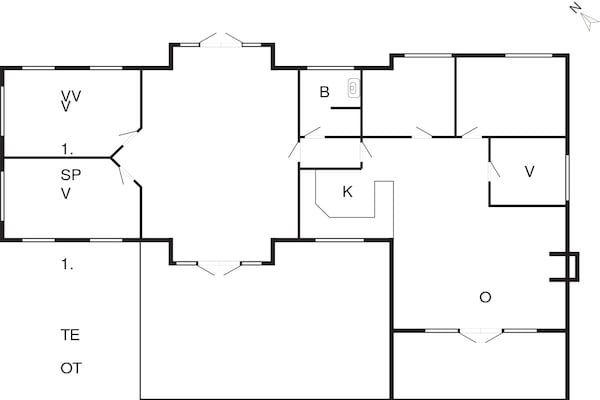 Foto van 6 persoons vakantie huis in Væggerløse-By Traum - Vakantiehuis in Væggerløse - FloorPlan