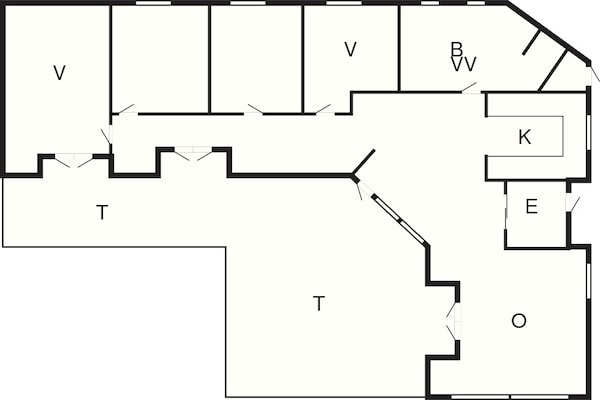 Foto van 8 persoons vakantie huis in Fjerritslev-By Traum - Vakantiehuis in Fjerritslev - FloorPlan