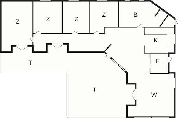 Foto van 8 persoons vakantie huis in Fjerritslev-By Traum - Vakantiehuis in Fjerritslev - FloorPlan