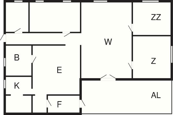 Foto van 6 persoons vakantie huis in MUNSö-By Traum - Vakantiehuis in MUNSö - FloorPlan