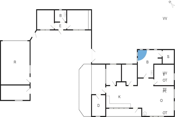 Foto van 10 persoons vakantie huis in Vig-By Traum - Vakantiehuis in Vig - FloorPlan
