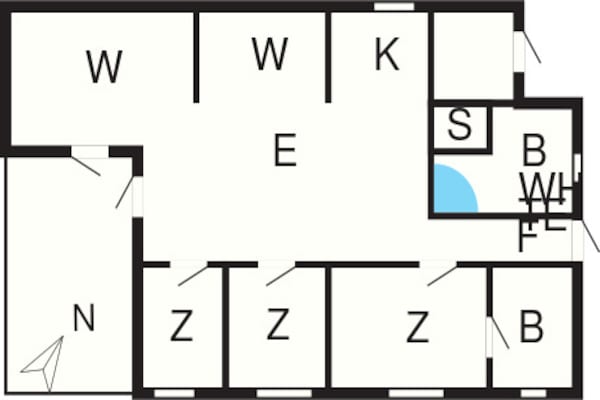 Foto van 6 persoons vakantie huis in Asnæs-By Traum - Vakantiehuis in Asnæs - FloorPlan