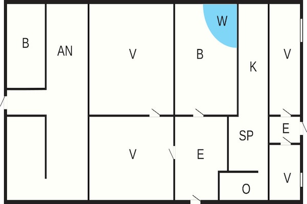 Foto van 14 persoons vakantie huis in Rønne-By Traum - Vakantiehuis in Rønne - FloorPlan