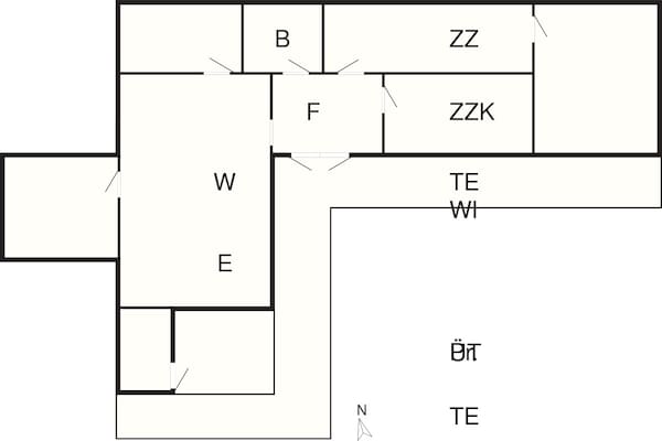 Foto van 6 persoons vakantie huis in Thyholm-By Traum - Vakantiehuis in Thyholm - FloorPlan