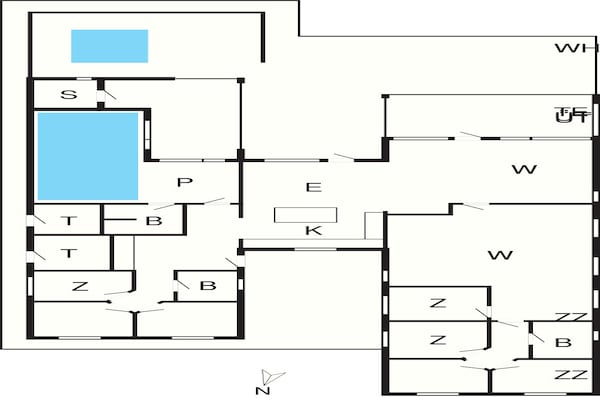 Foto van Luxe villa met zwembad -- By Traum Ferienwohnungen - FloorPlan