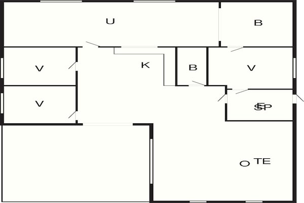 Foto van Gerestaureerde retraite in Marielyst -- By Traum Ferienwohnungen - FloorPlan