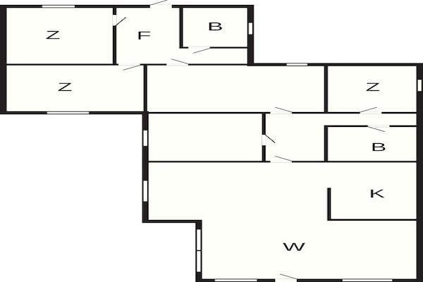 Foto van 6 persoons vakantie huis in Faaborg - Vakantiehuis in Faaborg - FloorPlan