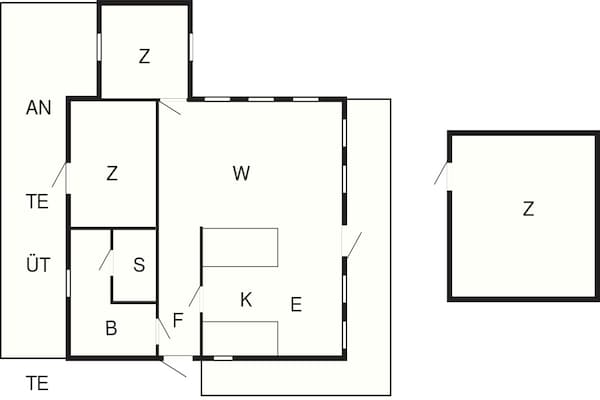Foto van 7 persoons vakantie huis in NORRTÄLJE-By Traum - Vakantiehuis in NORRTÄLJE - FloorPlan