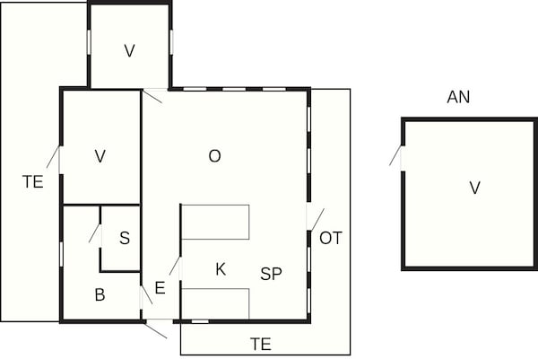 Foto van 7 persoons vakantie huis in NORRTÄLJE-By Traum - Vakantiehuis in NORRTÄLJE - FloorPlan
