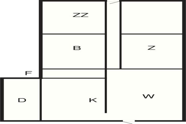 Foto van 6 persoons vakantie huis in Ulfborg-By Traum - Vakantiehuis in Ulfborg - FloorPlan