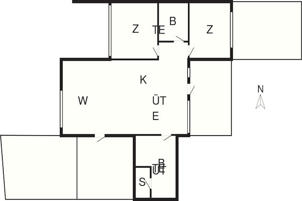 Foto van 6 persoons vakantie huis in Hadsund-By Traum - Vakantiehuis in Hadsund - FloorPlan