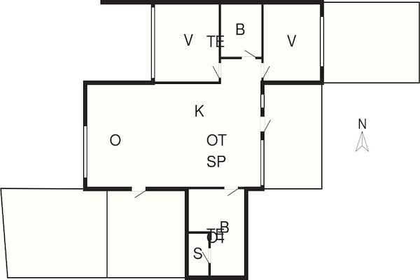 Foto van 6 persoons vakantie huis in Hadsund-By Traum - Vakantiehuis in Hadsund - FloorPlan