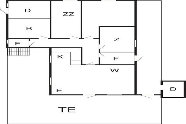 Foto van 6 persoons vakantie huis in Ånneland-By Traum - Vakantiehuis in Ånneland - FloorPlan