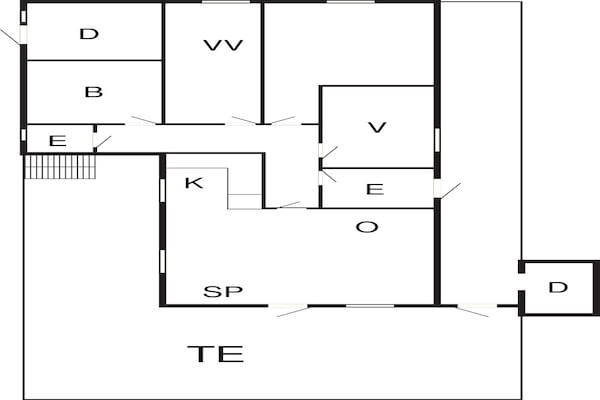 Foto van 6 persoons vakantie huis in Ånneland-By Traum - Vakantiehuis in Ånneland - FloorPlan