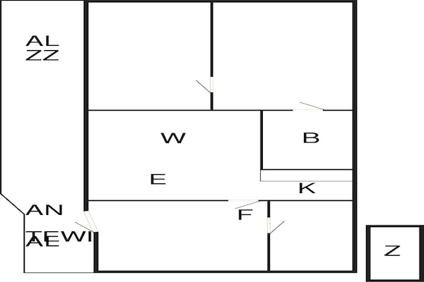 Foto van 6 persoons vakantie huis in SÖLVESBORG-By Traum - Vakantiehuis in SÖLVESBORG - FloorPlan